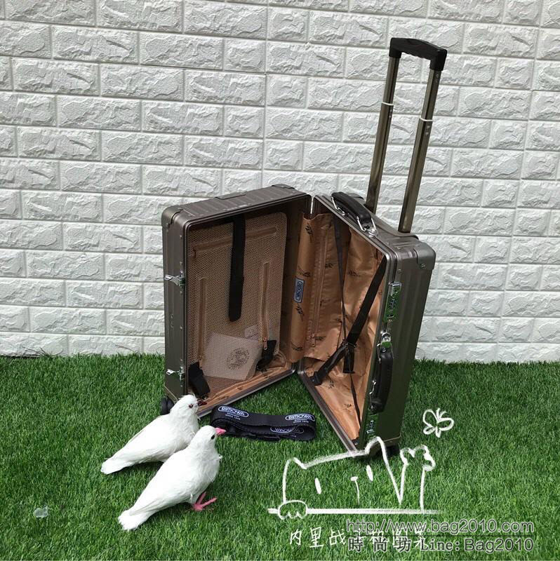 RIMOWA日默瓦 拉箱/拉杆箱 Classic flight 系列 全鋁鎂合金 8016復古款 高級手工坊精品 20寸登機箱  xbt1109